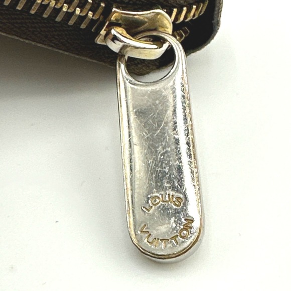 Louis Vuitton LOUIS VUITTON Long Wallet Round Damier Zippy Canvas N60015 Eben... - Picture 12 of 16